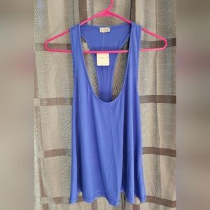Free People Intimately A Line Tank Top, Birdsong Blue, Size XS, NWT